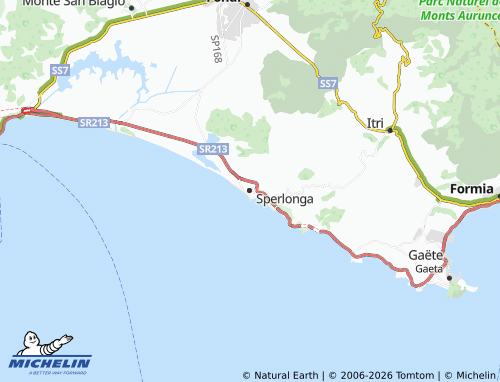 Mapa MICHELIN Sperlonga - ViaMichelin