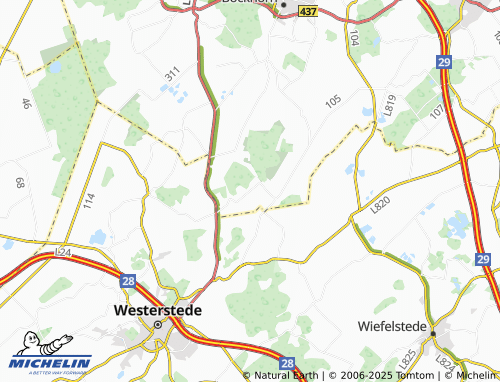 MICHELIN-Landkarte Jührdenerfeld - ViaMichelin