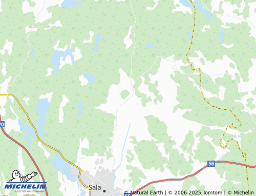 MICHELIN Saladamm map - ViaMichelin