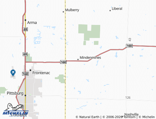Mapa MICHELIN Mindenmines - ViaMichelin