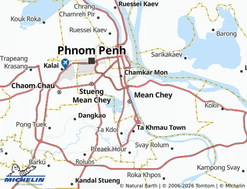 Mappa MICHELIN Chak Angrae Leu - ViaMichelin