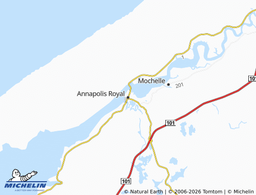 Mappa MICHELIN Annapolis Royal - ViaMichelin