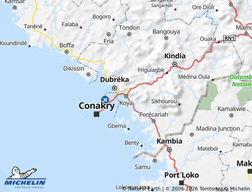 MICHELIN-Landkarte Coyah - ViaMichelin