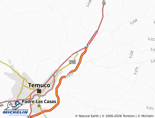 MICHELIN Reducción Llanquitruf map - ViaMichelin