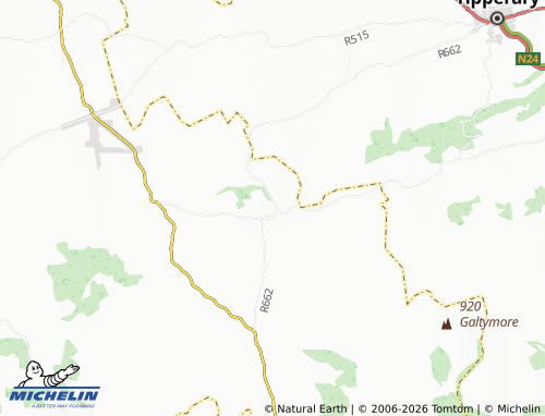 Carte MICHELIN Galbally - ViaMichelin