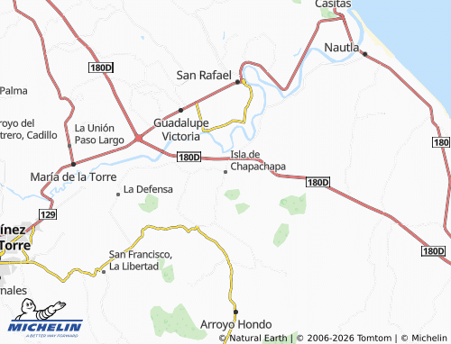 Mappa MICHELIN Isla de Chapachapa - ViaMichelin