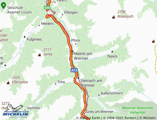 MICHELIN Sankt Kathrein map - ViaMichelin