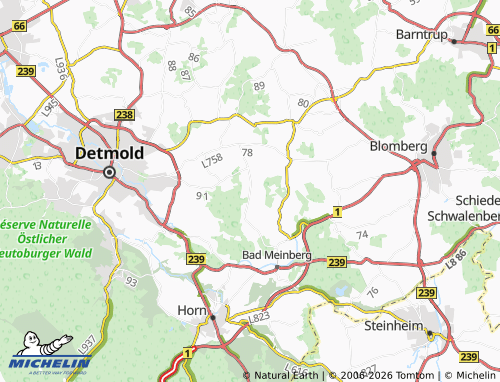 MICHELIN Oberschönhagen map - ViaMichelin