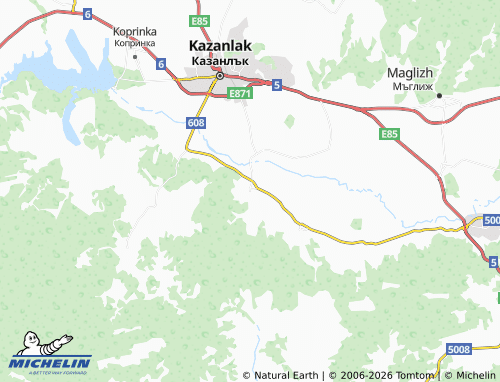 Mapa MICHELIN Rozovo - ViaMichelin