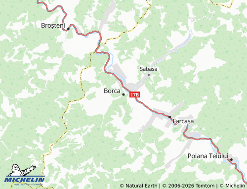 MICHELIN-Landkarte Borca - ViaMichelin