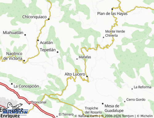 MICHELIN-Landkarte Mafafas - ViaMichelin
