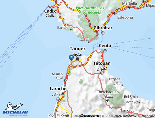 MICHELIN Tanger-Tetouan-Al Hoceima map - ViaMichelin