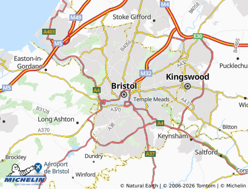 Mappa MICHELIN Bristol - ViaMichelin