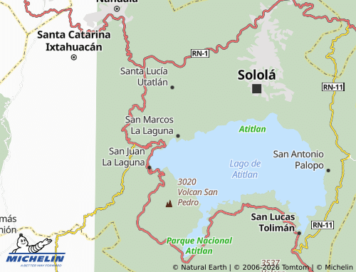 Mappa MICHELIN San Marcos La Laguna - ViaMichelin