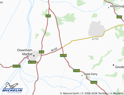 Carte MICHELIN Stradsett - ViaMichelin