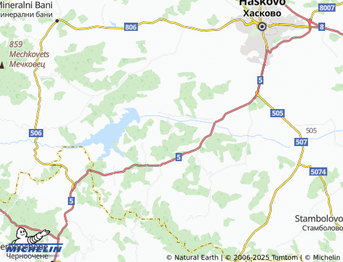 MICHELIN Teketo map - ViaMichelin