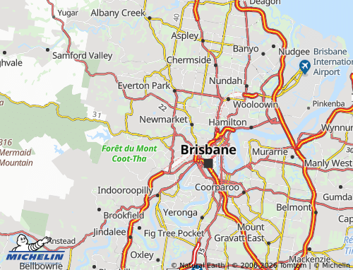 Mappa MICHELIN Ashgrove - ViaMichelin