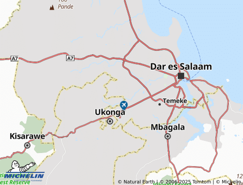 MICHELIN Segerea map - ViaMichelin