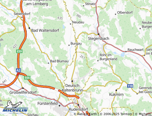 MICHELIN-Landkarte Rohrbrunn - ViaMichelin
