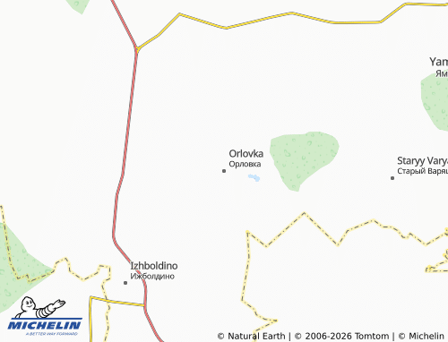 MICHELIN-Landkarte Orlovka - ViaMichelin