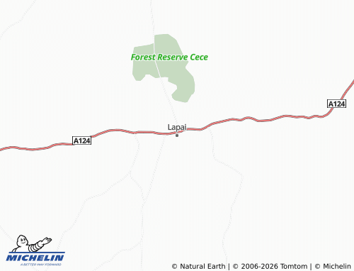 MICHELIN Lapai map - ViaMichelin