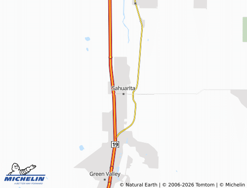 Carte MICHELIN Sahuarita - ViaMichelin