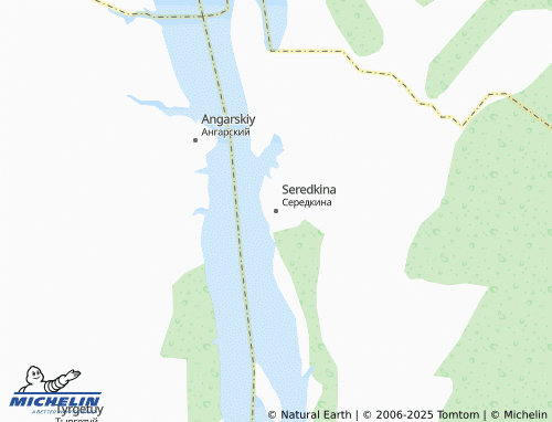 MICHELIN Seredkina map - ViaMichelin