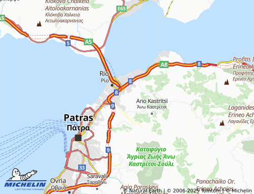 Carte MICHELIN Kato Kastritsi - ViaMichelin