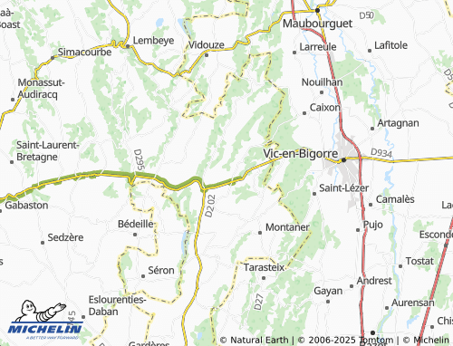 Mappa MICHELIN Mongaston - ViaMichelin