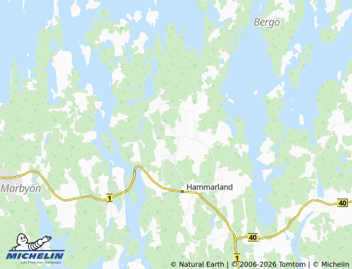 MICHELIN-Landkarte Bredbolstad - ViaMichelin