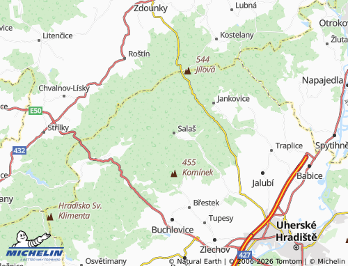 Mappa MICHELIN Salaš - ViaMichelin
