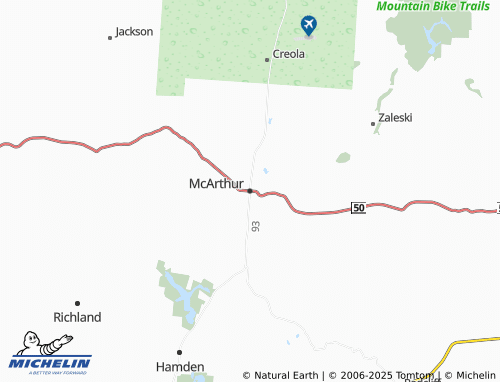 MICHELIN-Landkarte McArthur - ViaMichelin