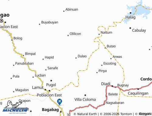 MICHELIN Dulao map - ViaMichelin