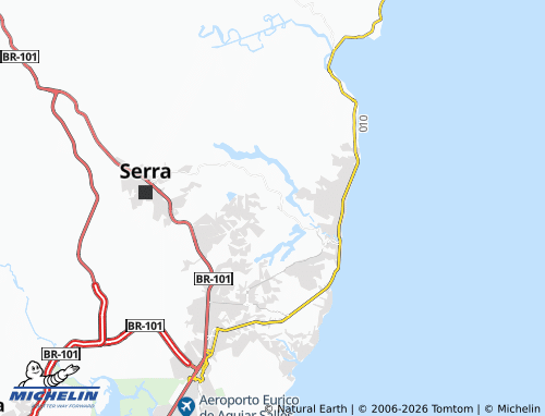 Mapa MICHELIN Serra Dourada - ViaMichelin
