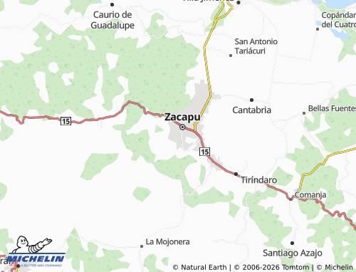 MICHELIN Pirules map - ViaMichelin