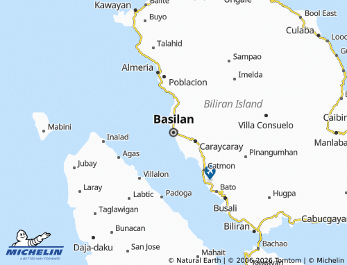 MICHELIN Basilan map - ViaMichelin