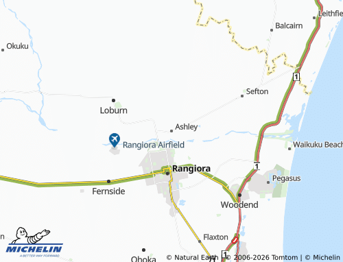 Mapa MICHELIN Ashley - ViaMichelin