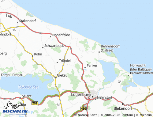 MICHELIN Gadendorf map - ViaMichelin