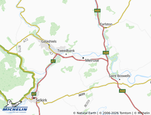 Carte MICHELIN Darnick - ViaMichelin