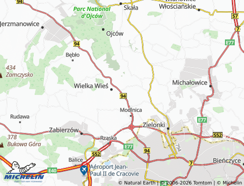 Carte MICHELIN Szyce - ViaMichelin