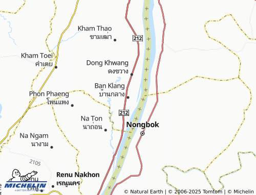 MICHELIN Ban Klang map - ViaMichelin