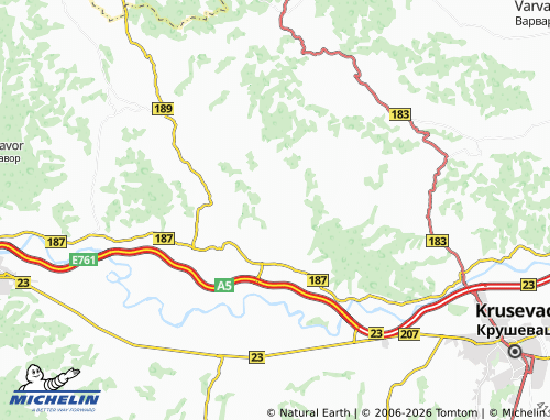 Carte MICHELIN Konjuh - ViaMichelin