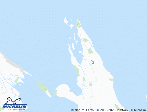 MICHELIN Langø map - ViaMichelin