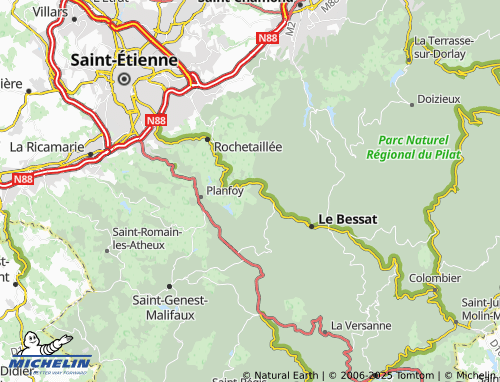 MICHELIN La Barbanche map - ViaMichelin