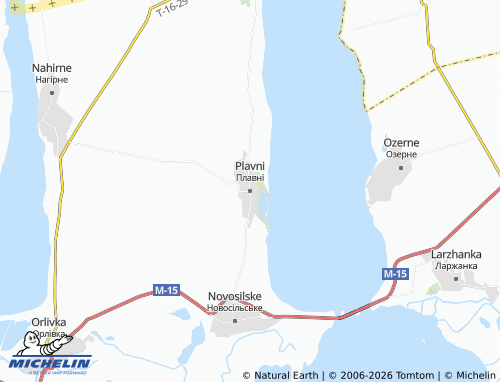 Mapa MICHELIN Plavni - ViaMichelin