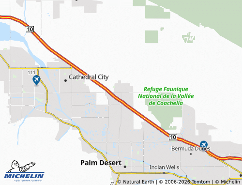 Mapa MICHELIN Thousand Palms - ViaMichelin