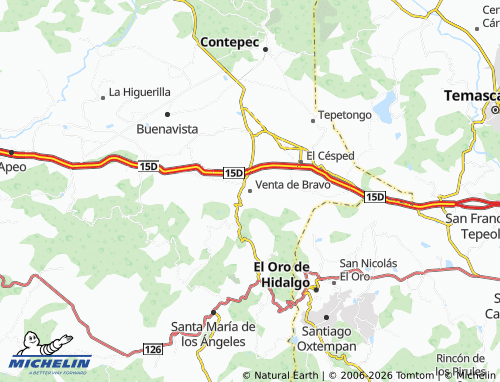 MICHELIN Venta de Bravo map - ViaMichelin