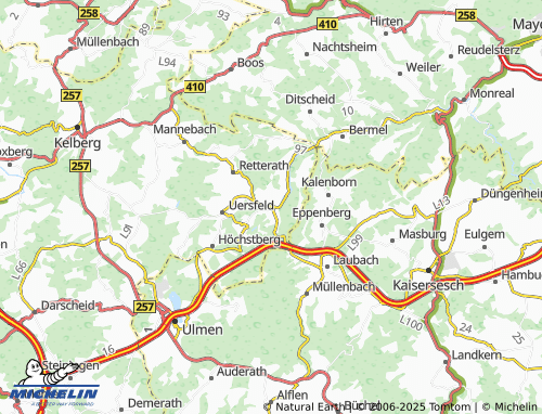 MICHELIN Lirstal map - ViaMichelin