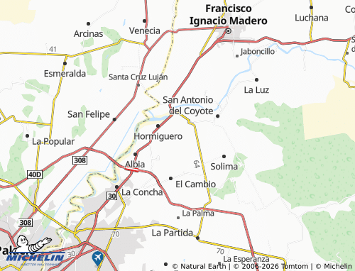 Mappa MICHELIN Purísima - ViaMichelin