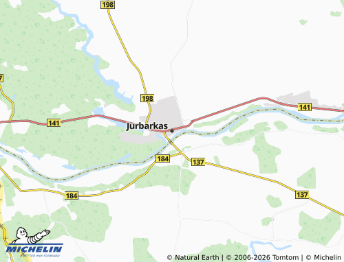 MICHELIN Jurbarkas map - ViaMichelin